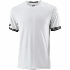Wilson Men's Solid Team Crew - White/Black