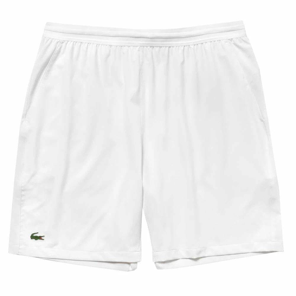 Lacoste Men's Sport Tennis Stretch Shorts - White 1 Lacoste Men's Sport Tennis Stretch Shorts - White