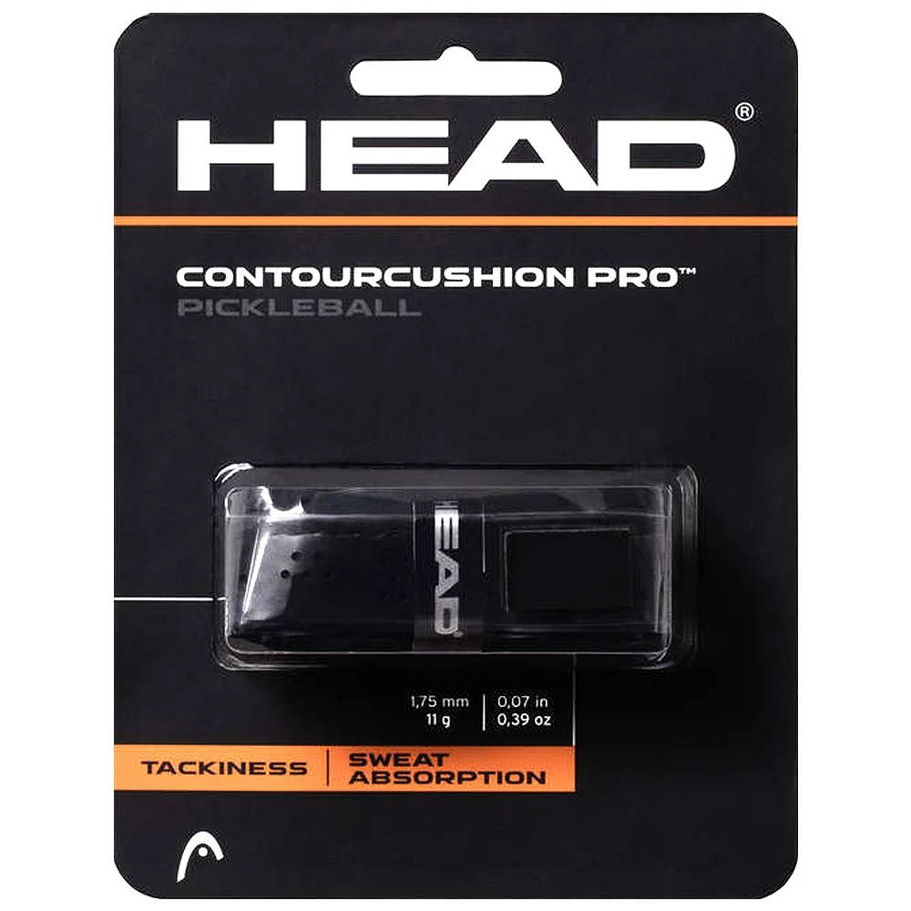 Head Contour Cushion Pickleball Replacement Grip - Black 1 Head Contour Cushion Pickleball Replacement Grip - Black