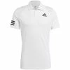 Adidas Men's Club 3 Stripe Polo - White