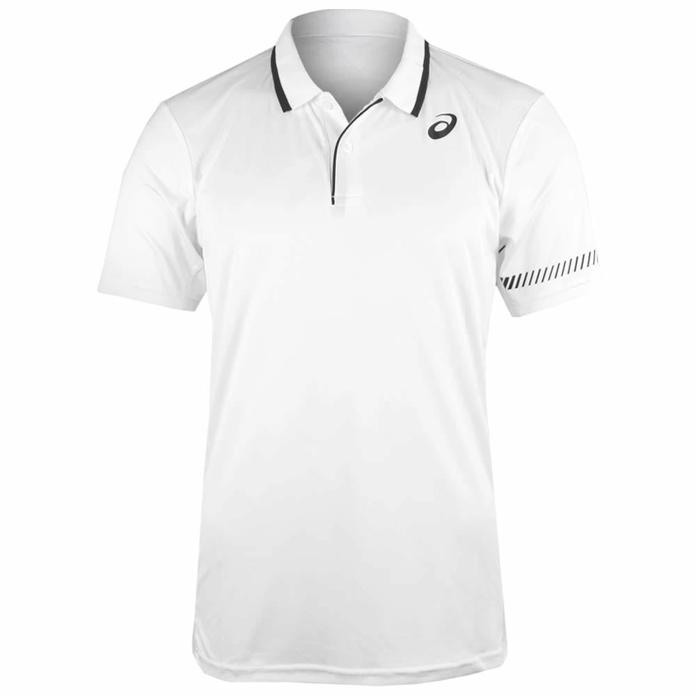 Asics Men's Court Polo - White 1 Asics Men's Court Polo - White