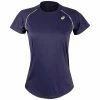 Asics Women's Short Sleeve Piping Tee - Peacoat