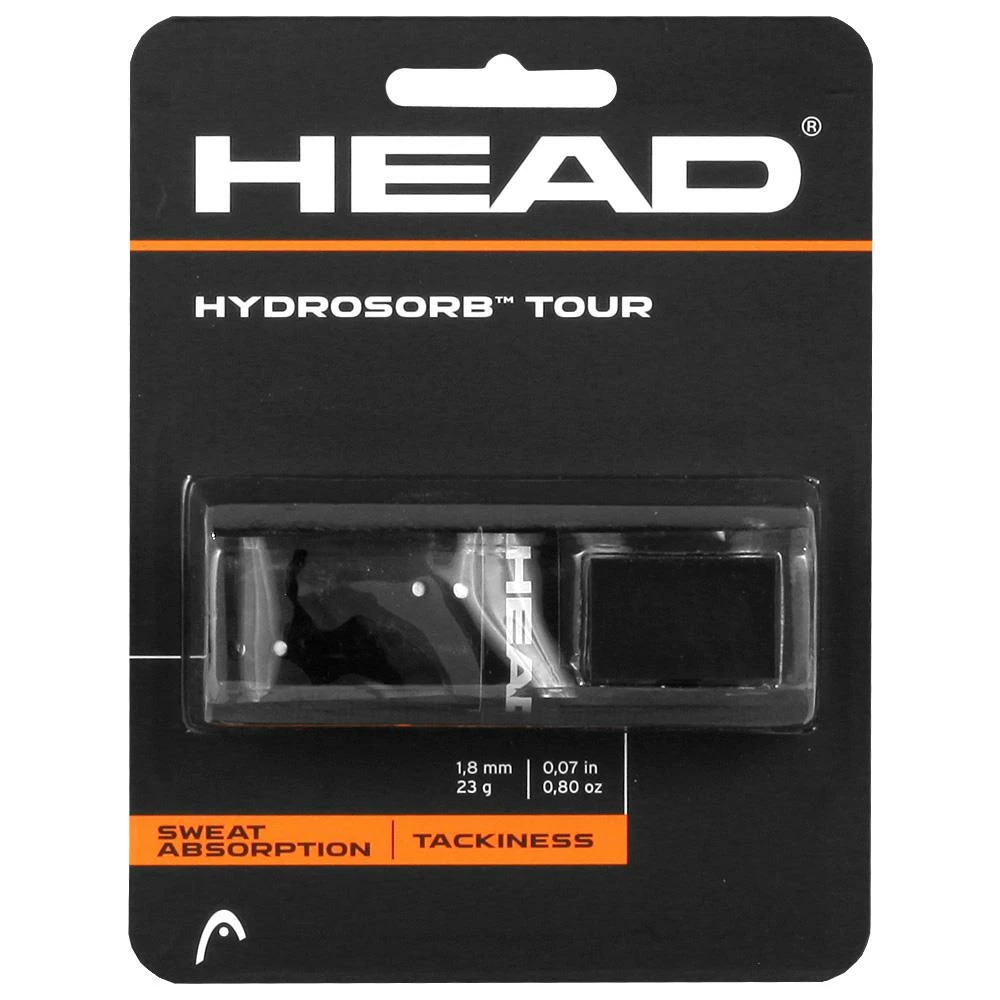 Head Hydrosorb Tour Replacement Grip - Black 1 Head Hydrosorb Tour Replacement Grip - Black