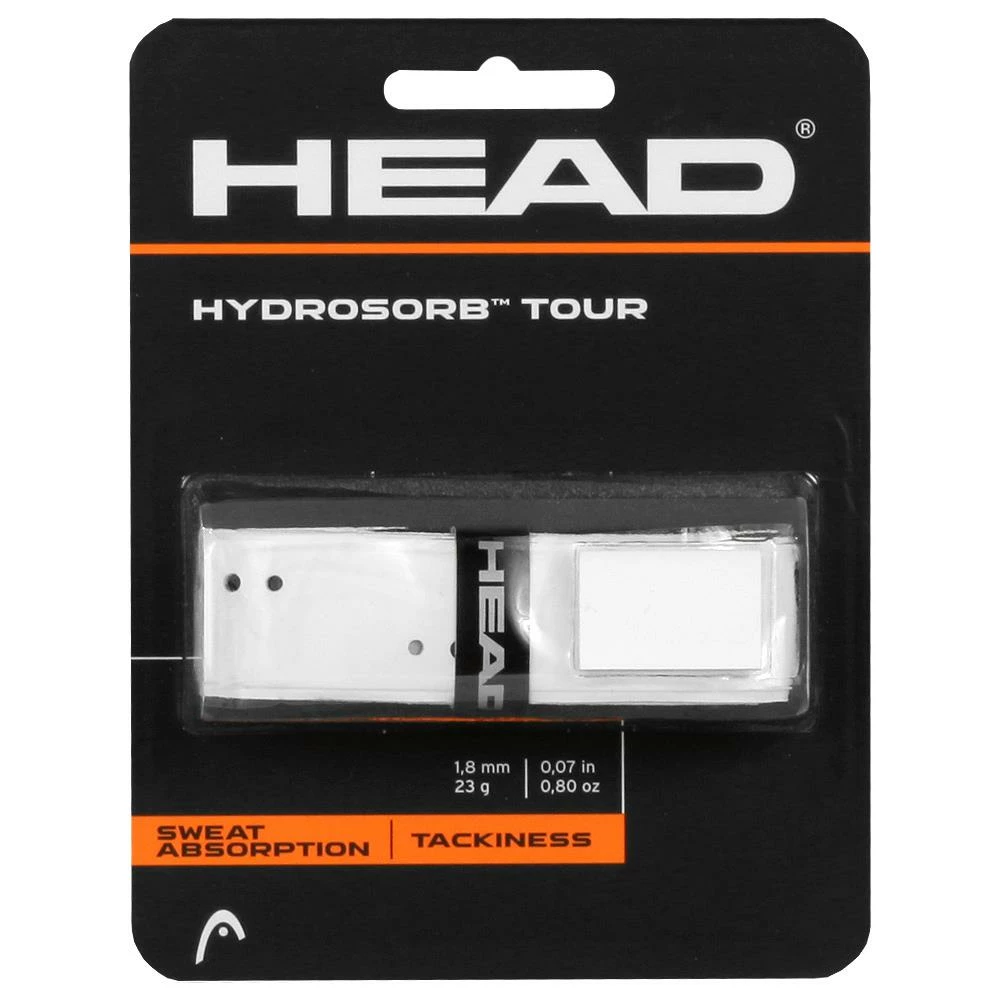 Head Hydrosorb Tour Replacement Grip - White 1 Head Hydrosorb Tour Replacement Grip - White