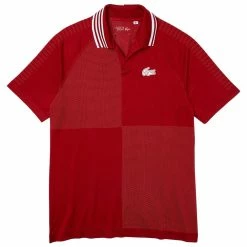 Lacoste Men's Sport Seamless Polo - Red/White