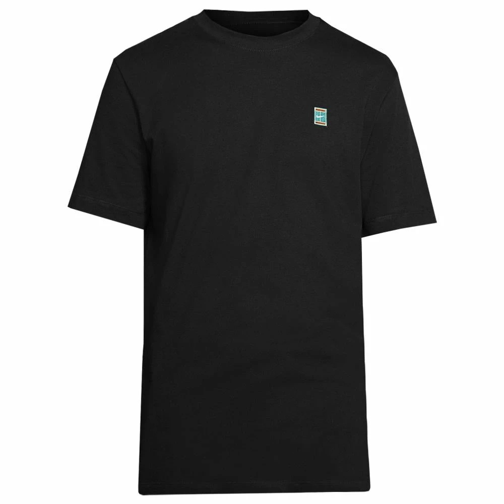 Nike Men's Emblem Court Tee - Black/Washed Teal 1 Nike Men's Emblem Court Tee - Black/Washed Teal