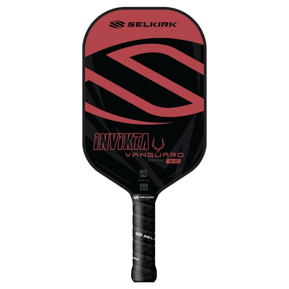 Selkirk Vanguard 2.0 Hybrid Invikta Midweight - Crimson Black 1 Selkirk Vanguard 2.0 Hybrid Invikta Midweight - Crimson Black