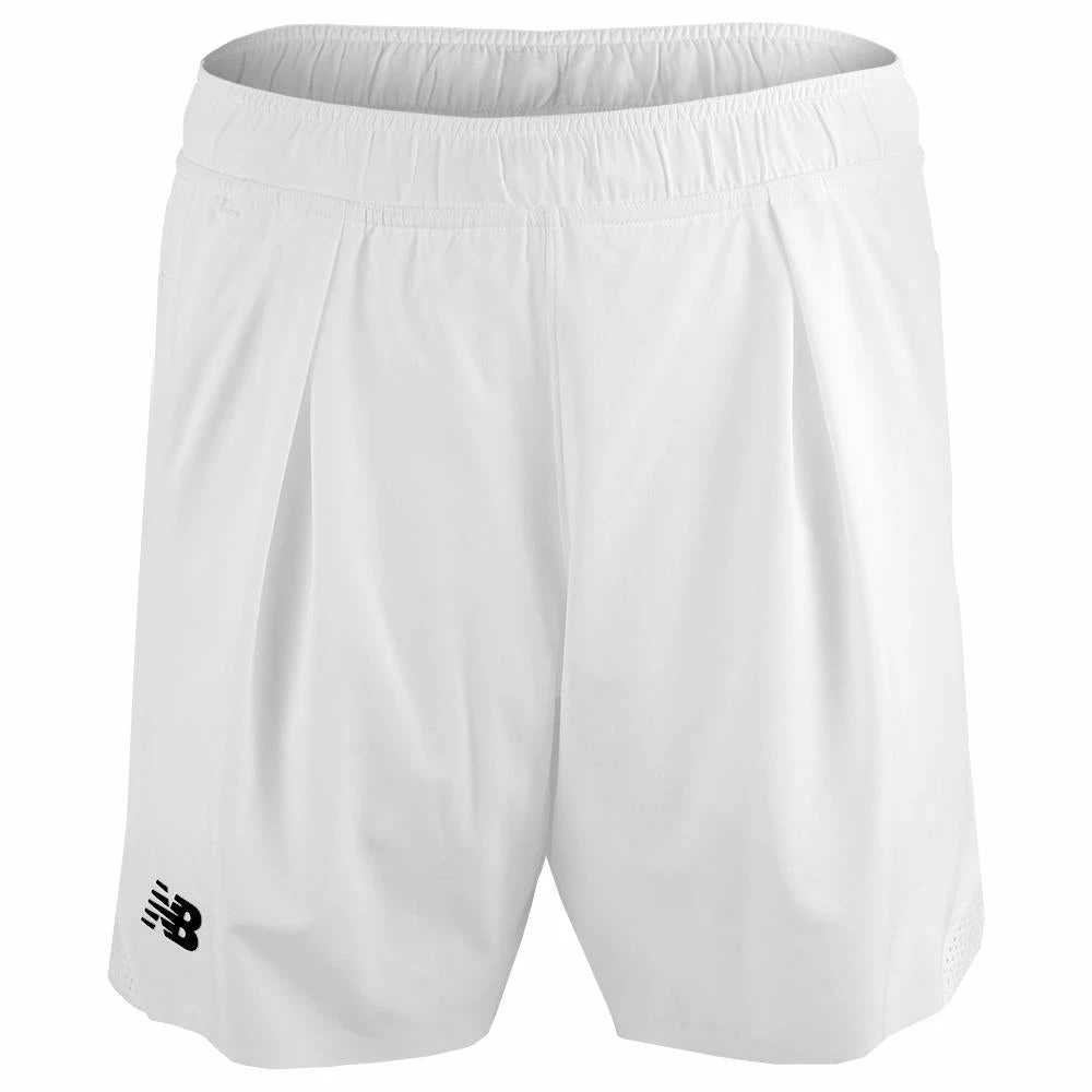 New Balance Men's Tournament 7" Short - White 1 New Balance Men's Tournament 7" Short - White