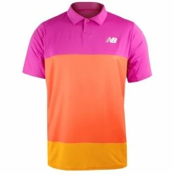 New Balance Men's Tournament Polo - Magenta Pop