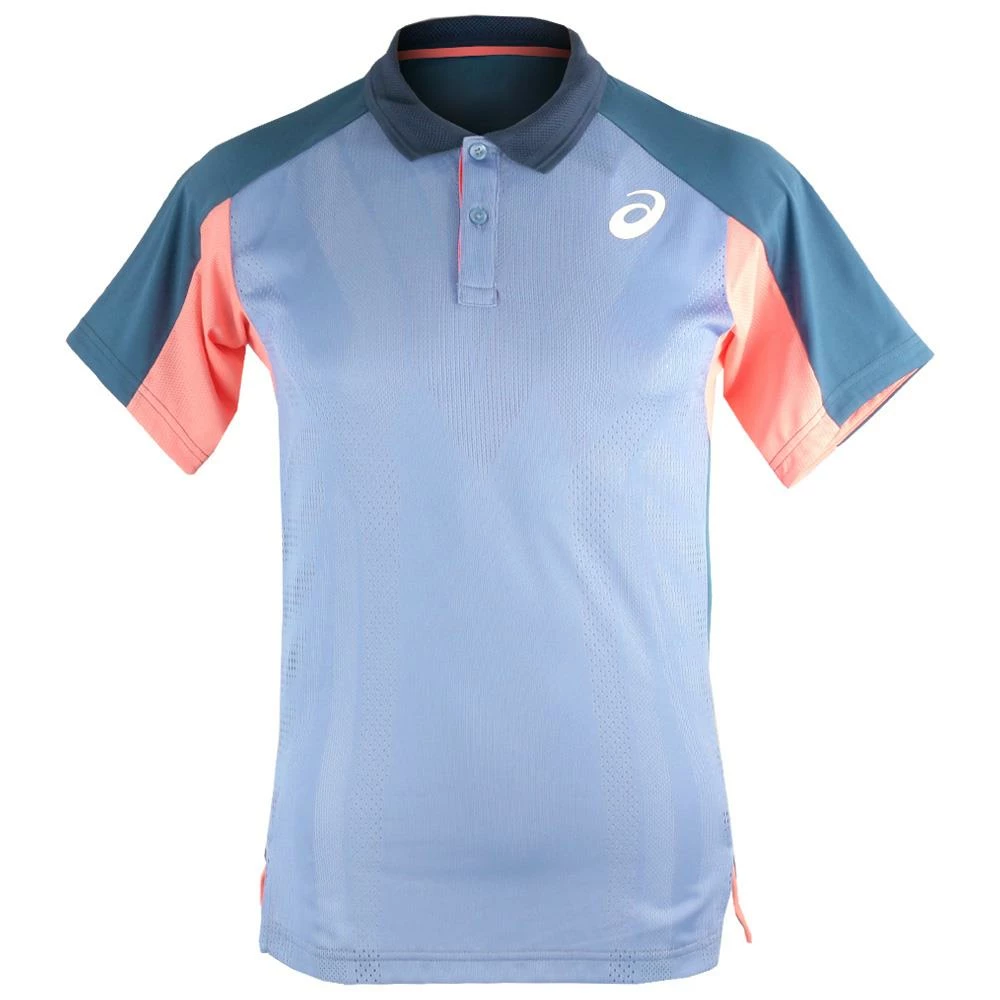 Asics Men's Match Actibreeze Polo - Light Indigo 1 Asics Men's Match Actibreeze Polo - Light Indigo