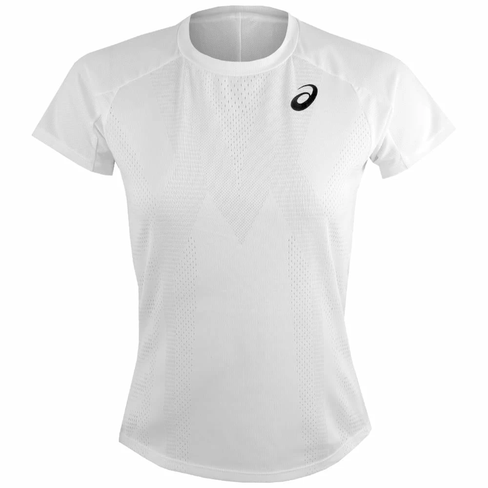 Asics Women's Match Actibreeze Tee - White 1 Asics Women's Match Actibreeze Tee - White