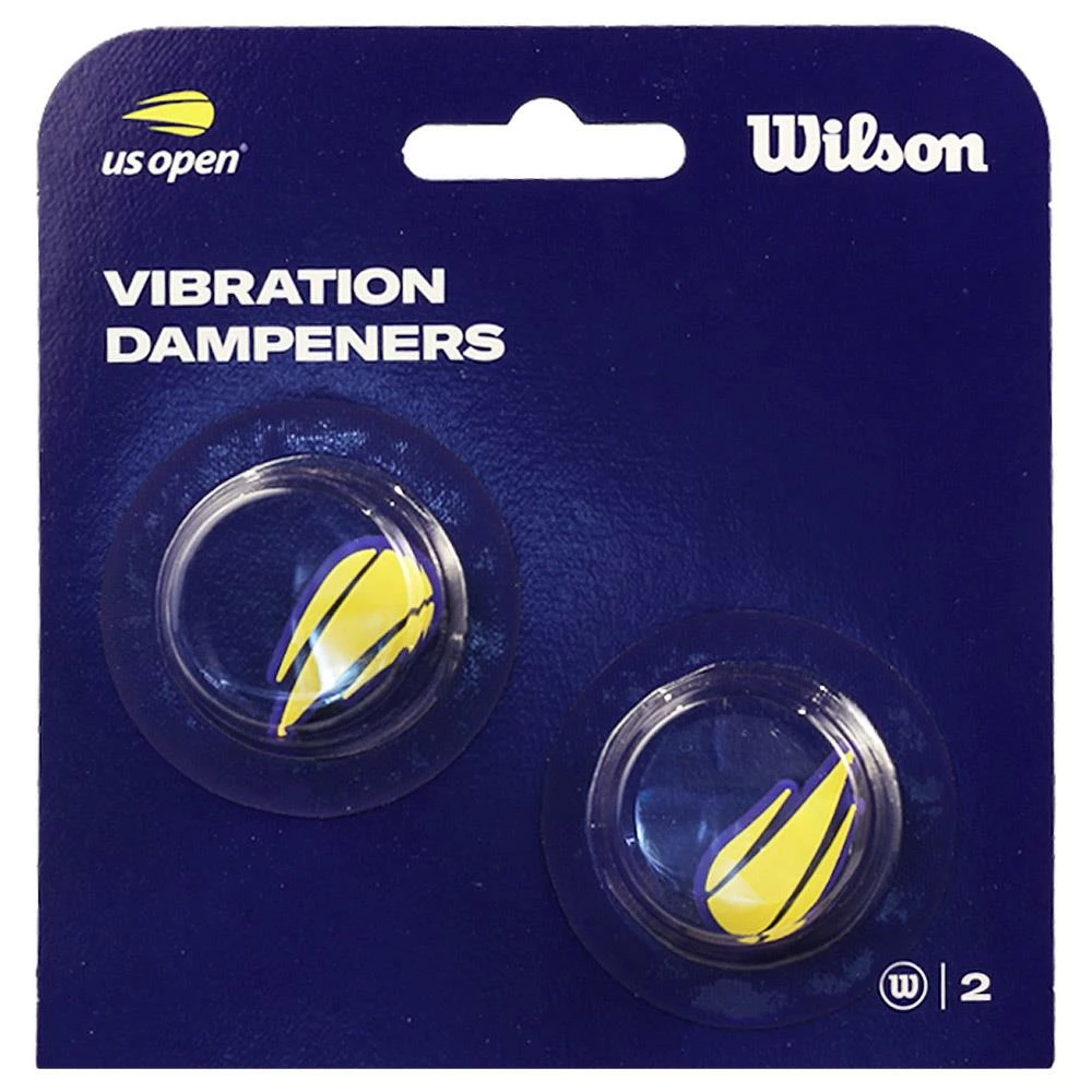 Wilson US Open Flame Dampeners - Yellow/Blue 1 Wilson US Open Flame Dampeners - Yellow/Blue