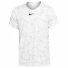 Nike Men's Advantage Print Shirt - White/Black