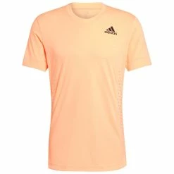 Adidas Men's New York FreeLift Tee - Beam Orange