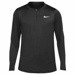 Nike Men's Advantage 1/2 Zip Longsleeve - Black
