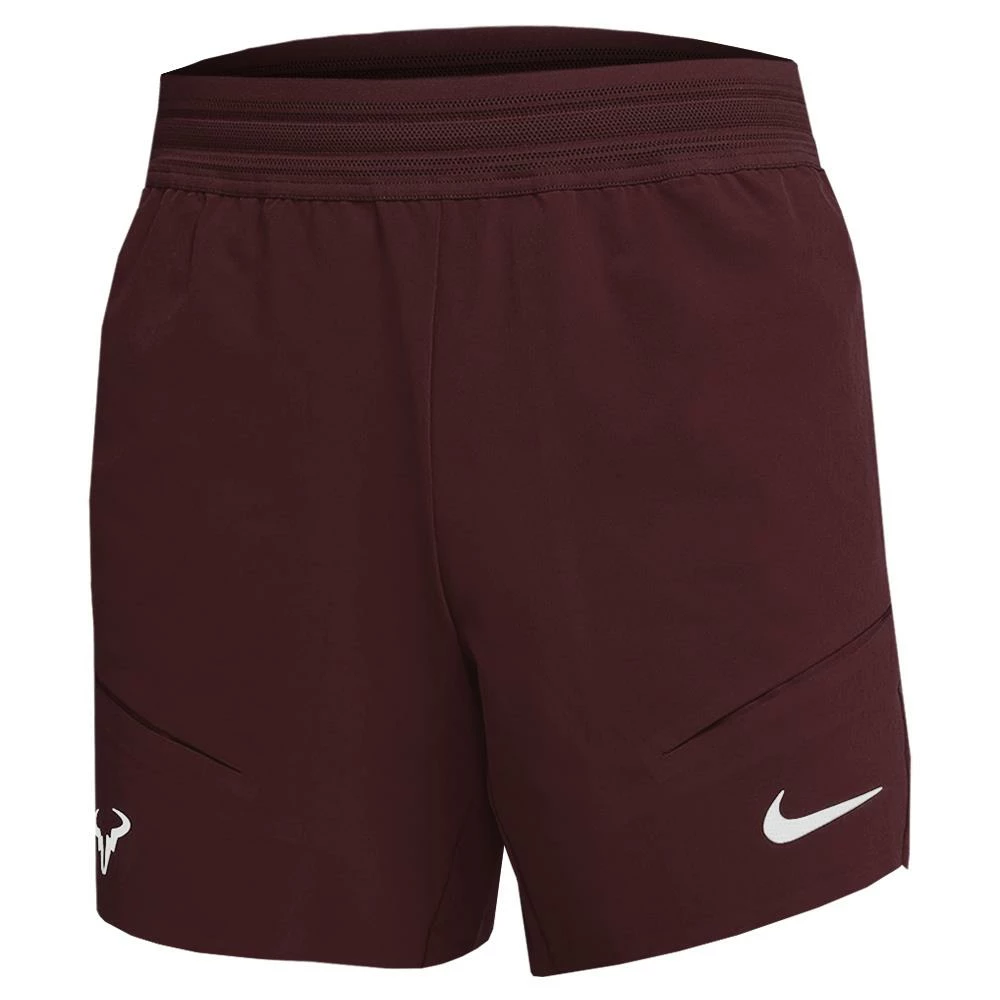 Nike Men's Rafa Advantage 7" Short - Burgundy Crush 1 Nike Men's Rafa Advantage 7" Short - Burgundy Crush