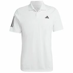 Adidas Men's Club 3 Stripe Polo - White