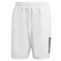 Adidas Men's Club 3 Stripe 7" Short - White