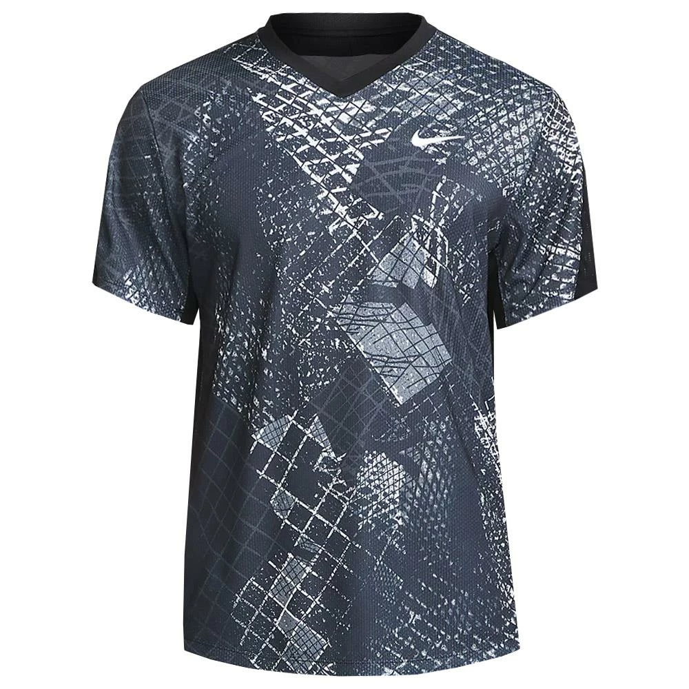 Nike Men's Victory Novelty Print Crew - Black 1 Nike Men's Victory Novelty Print Crew - Black