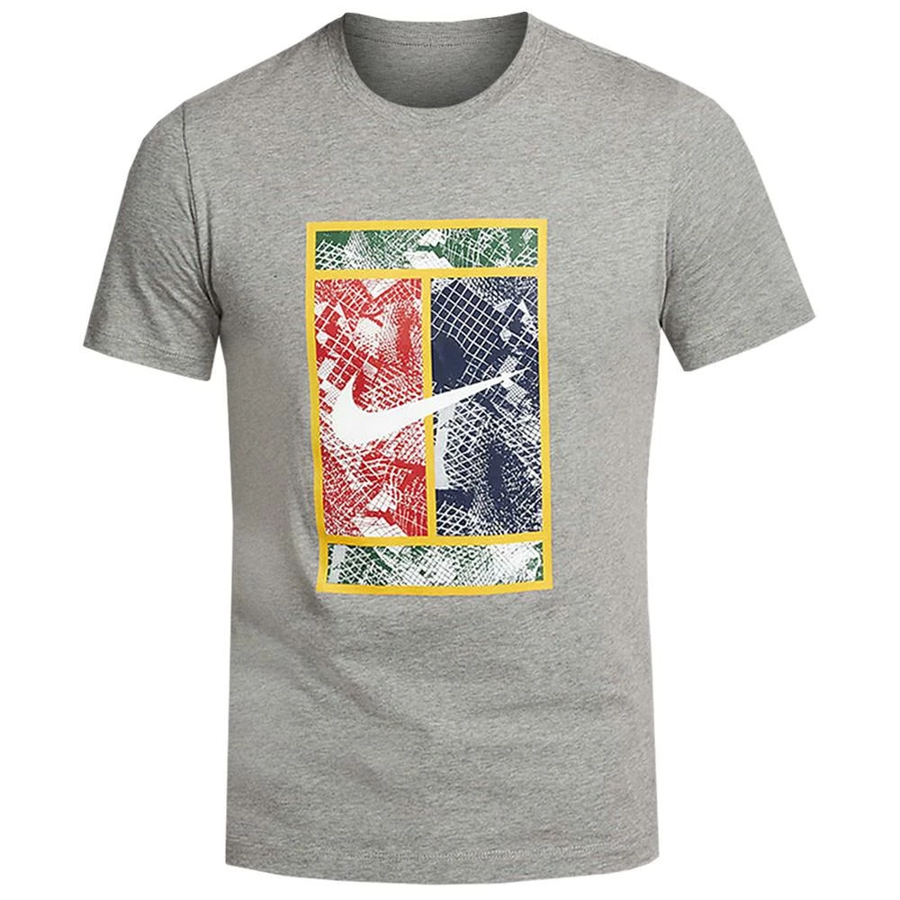 Nike Men's Heritage Tee - Dark Grey Heather 1 Nike Men's Heritage Tee - Dark Grey Heather